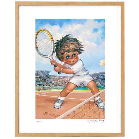 Le joueur de tennis | Lithographie édition limitée - Petits Poulbots